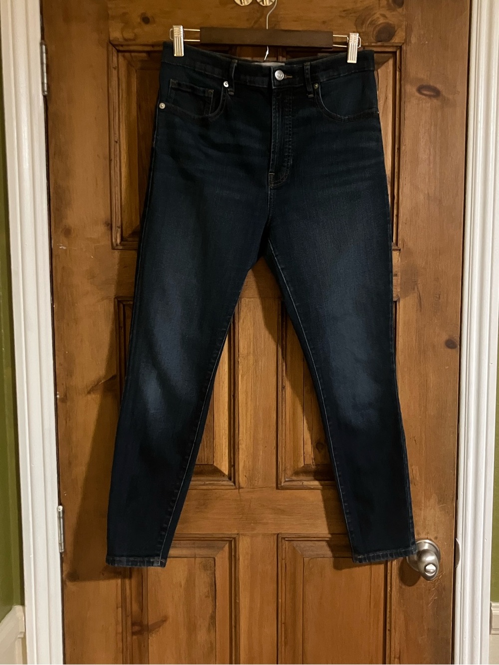 Everlane Skinny Jeans in Dark Indigo